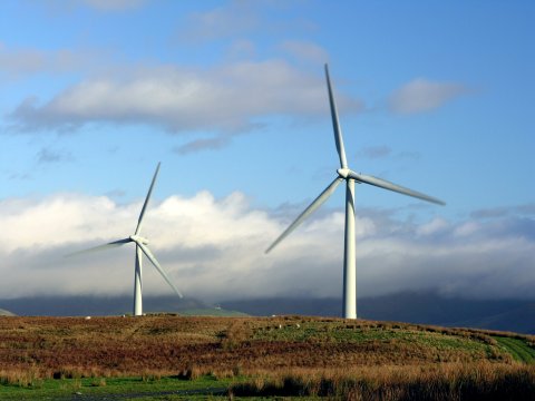 Photo of wind turbines